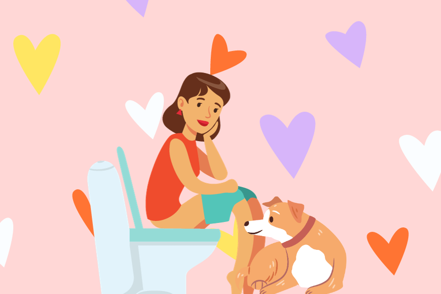 Why Does My Dog Follow Me to the Bathroom? Sniff & Bark