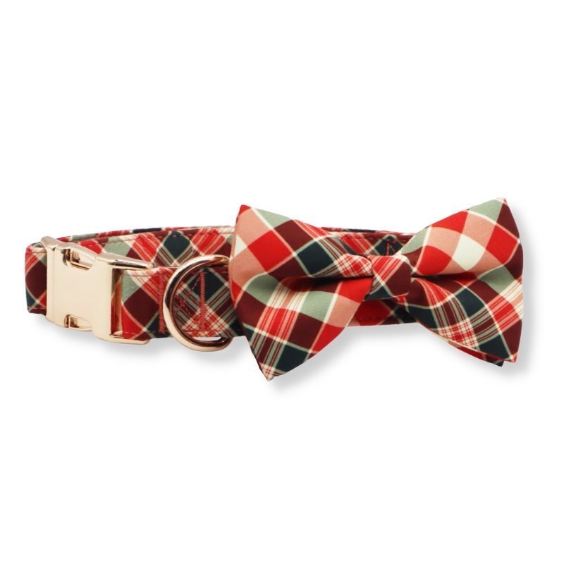 Cute & Super Safe Hardware Buckle Collar with Adorable Detachable Bows.  Beautiful Bowties Designs