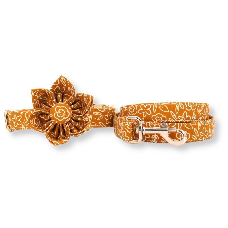 Cute & Safe Dog Flower Bowtie Collars and Leads. Strong & Adorable Matching  Designs – Sniff & Bark