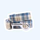 Deep Sea Plaid Joyline™ Leash – 100 % Cotton Shell