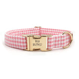 Pink Gingham Signature Band™ - Crafted Collar