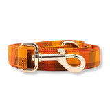 Cinnamon Spice Plaid Joyline™ Leash – 100 % Cotton Shell