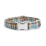 Blue Teddy Plaid Signature Band™ - Crafted Collar