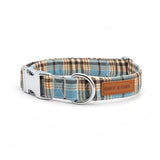 Blue Teddy Plaid Signature Band™ - Crafted Collar