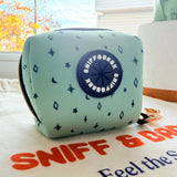 Teal Stars GlamGo™ – Poop Bag Case – Posh Exits