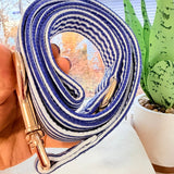 Blue Stripes Joyline™ Leash – 100 % Cotton Shell