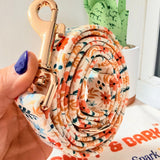 Yellow Floral Joyline™ Leash – 100 % Cotton Shell