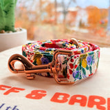Morning Floral Joyline™ Leash – 100 % Cotton Shell