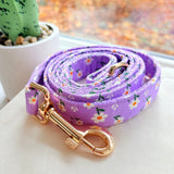 Purple Daisy Joyline™ Leash – 100 % Cotton Shell