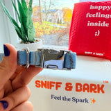 Blue Teddy Plaid Signature Band™ - Crafted Collar