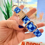 Checker Blue Signature Band™ - Crafted Collar