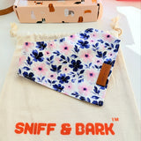 Ink Ivy Bloom Flairtie™ Bandana – 100% Cotton