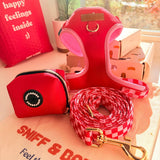 Checker Pink AllSet™ Harness Matching Bundle (D Ring)