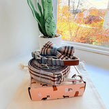 Blue Teddy Plaid Signature Band™ + Slide-On Dappertie™ + Joyline™