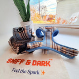 Blue Teddy Plaid AllSet™ Harness Matching Bundle (D Ring)