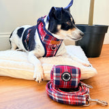 Crimson Navy Plaid AllSet™ Harness Matching Bundle (D Ring)