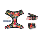 Midnight Floral AllSet™ Harness Matching Bundle (D Ring)