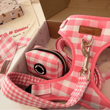 Pink Gingham AllSet™ Harness Matching Bundle (D Ring)