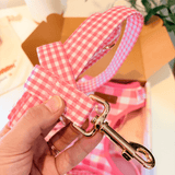 Pink Gingham AllSet™ Harness Matching Bundle (D Ring)