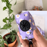 Purple Daisy GlamGo™ – Poop Bag Case – Posh Exits