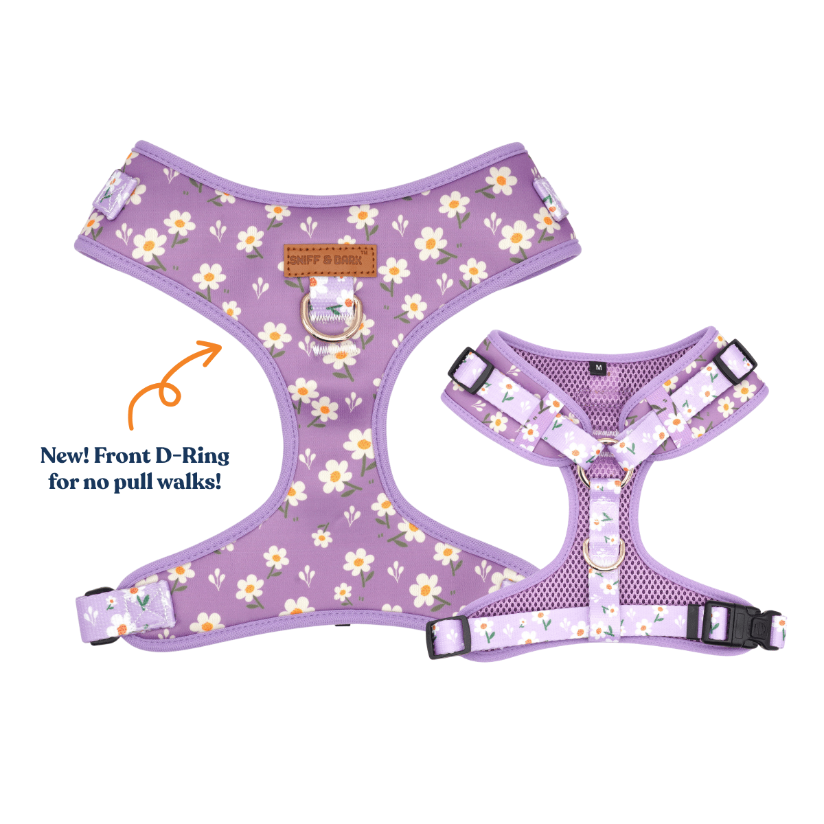 Purple Daisy AllSet™ Harness – Adjustable Bliss (D Ring)