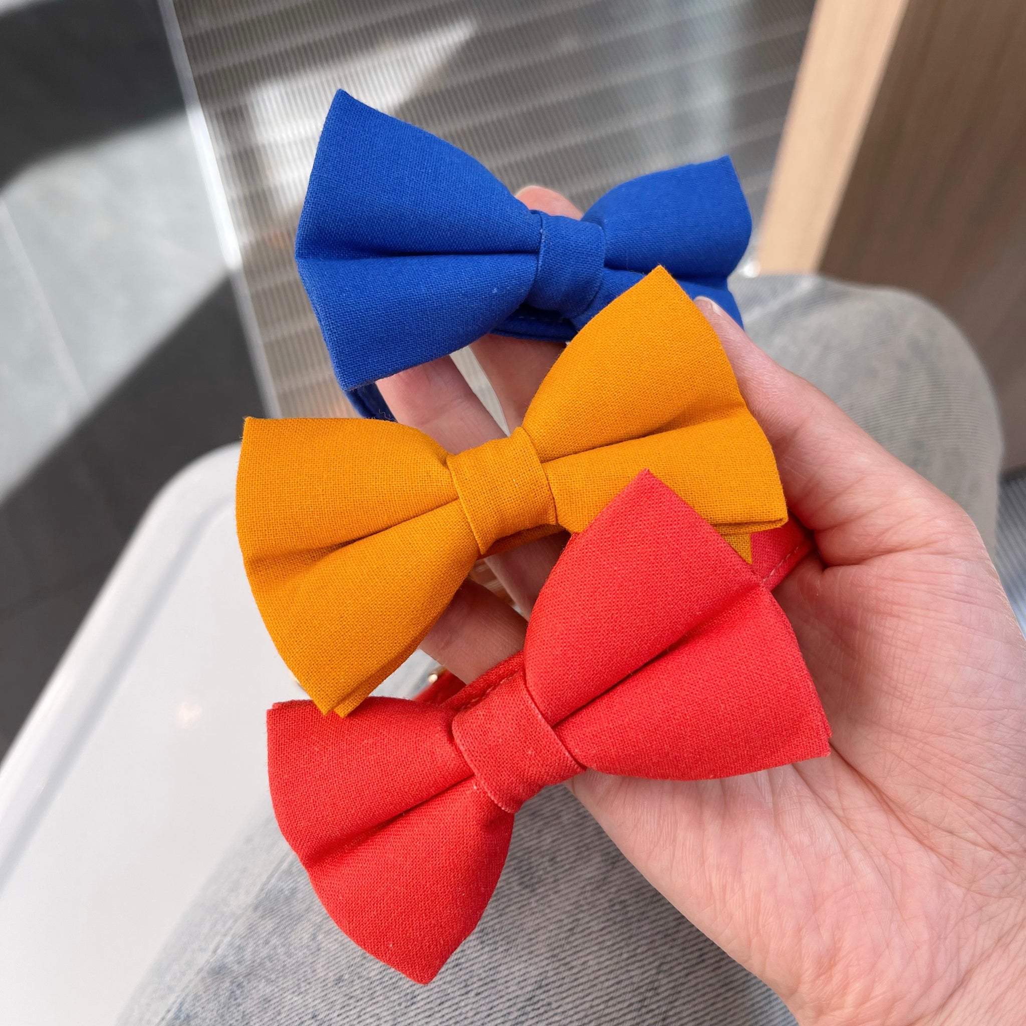 Orange bow tie best sale dog collar