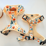 Yellow Floral AllSet™ Harness – Adjustable Bliss (D Ring)