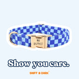 Checker Blue Signature Band™ - Crafted Collar
