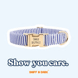 Blue Stripes Signature Band™ - Crafted Collar