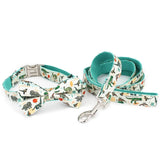 dog bowtie collar and leash