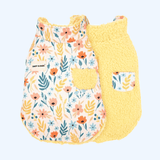 Light Yellow Floral Reversible Cozy Fleece Vest™