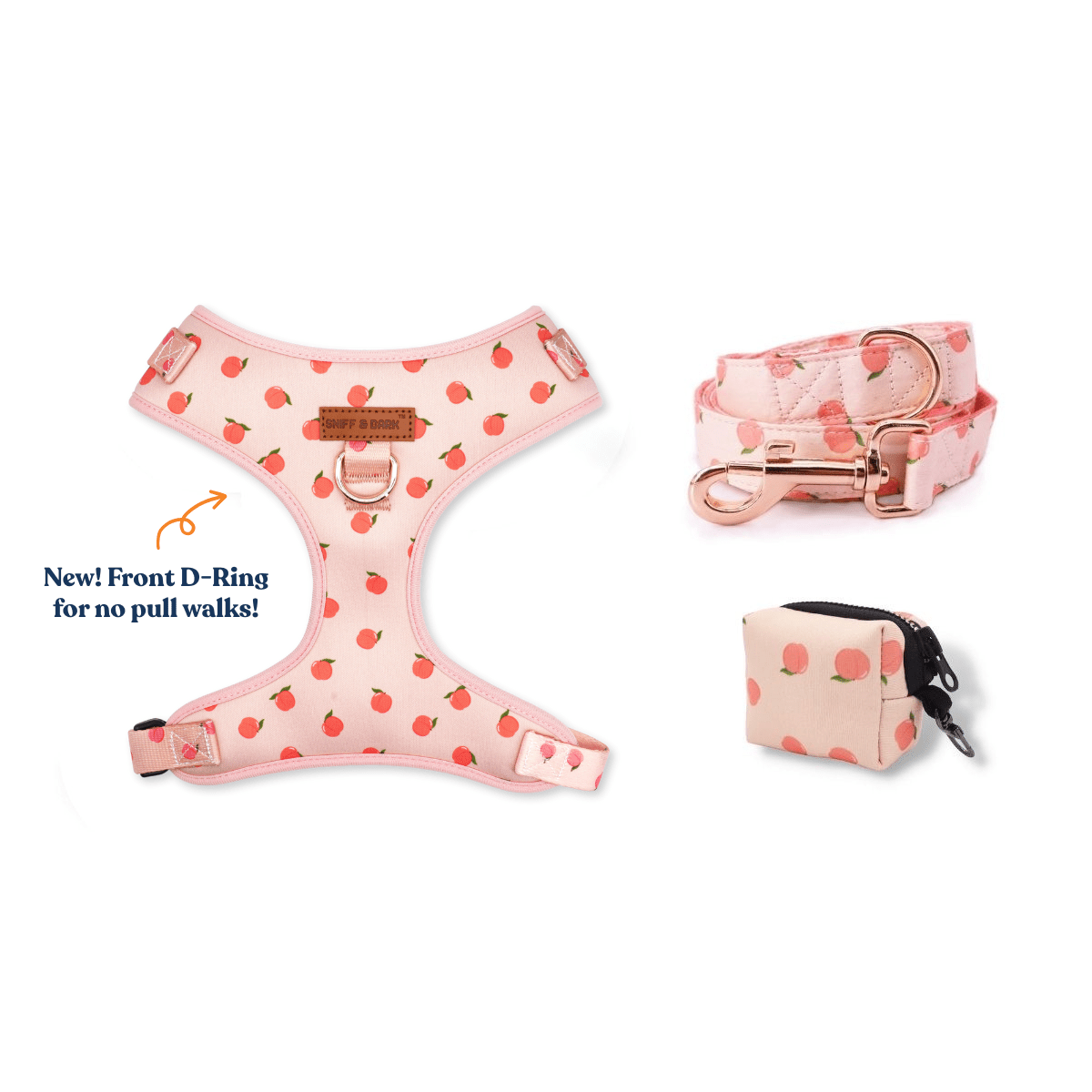 Peach Blush AllSet™ Harness Matching Bundle (D Ring)
