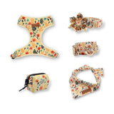 dog harness leash and collar set