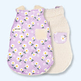 Doggie clothes - Dog Fleece weighted puffer jacket vest coat designer dog clothes