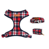 Crimson Navy Plaid AllSet™ Harness Matching Bundle