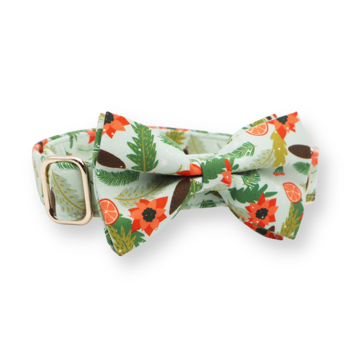 Holiday Wreath Bow Tie Unbreakable Collar™