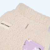 Reversible Cozy Small Dog Fleece Sweatshirt | Warm Dog Winter Jacket with Harness Hole