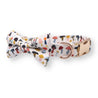 Customized dog bow tie  collars for boys and girls - Mushroom pattern bow tie collar for dogs 