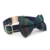 Designer dog bow tie collars for girls and boys - Dog bow tie collar with name - 