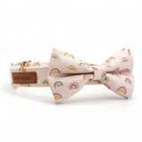 Rainbows Bowtie Collar & Leash Set - sets - Sniff & Bark