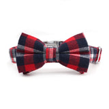 Crimson Navy Plaid Signature Band™ + Slide-On Dappertie™