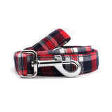 Crimson Navy Plaid Signature Band™ + Slide-On Dappertie™ + Joyline™
