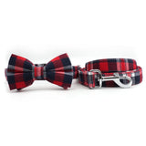 Crimson Navy Plaid Signature Band™ + Slide-On Dappertie™ + Joyline™