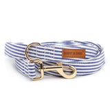 Blue Stripes Joyline™ Leash – 100 % Cotton Shell