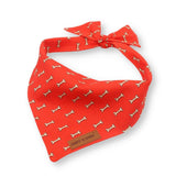 Bandanas for Dogs Girls and Boys - Best Dog Bandanas - Bone Pattern Bandana