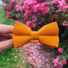 Bright Orange Bow Tie Collar - collars - Sniff & Bark