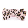 leopard pattern collars for dogs - bow tie collar for dogs - customized dog collars for boys and girls