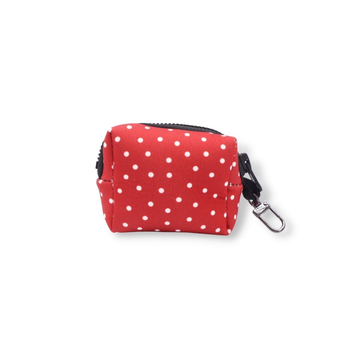 Red Polka Dot Leash + Poop Bag Set