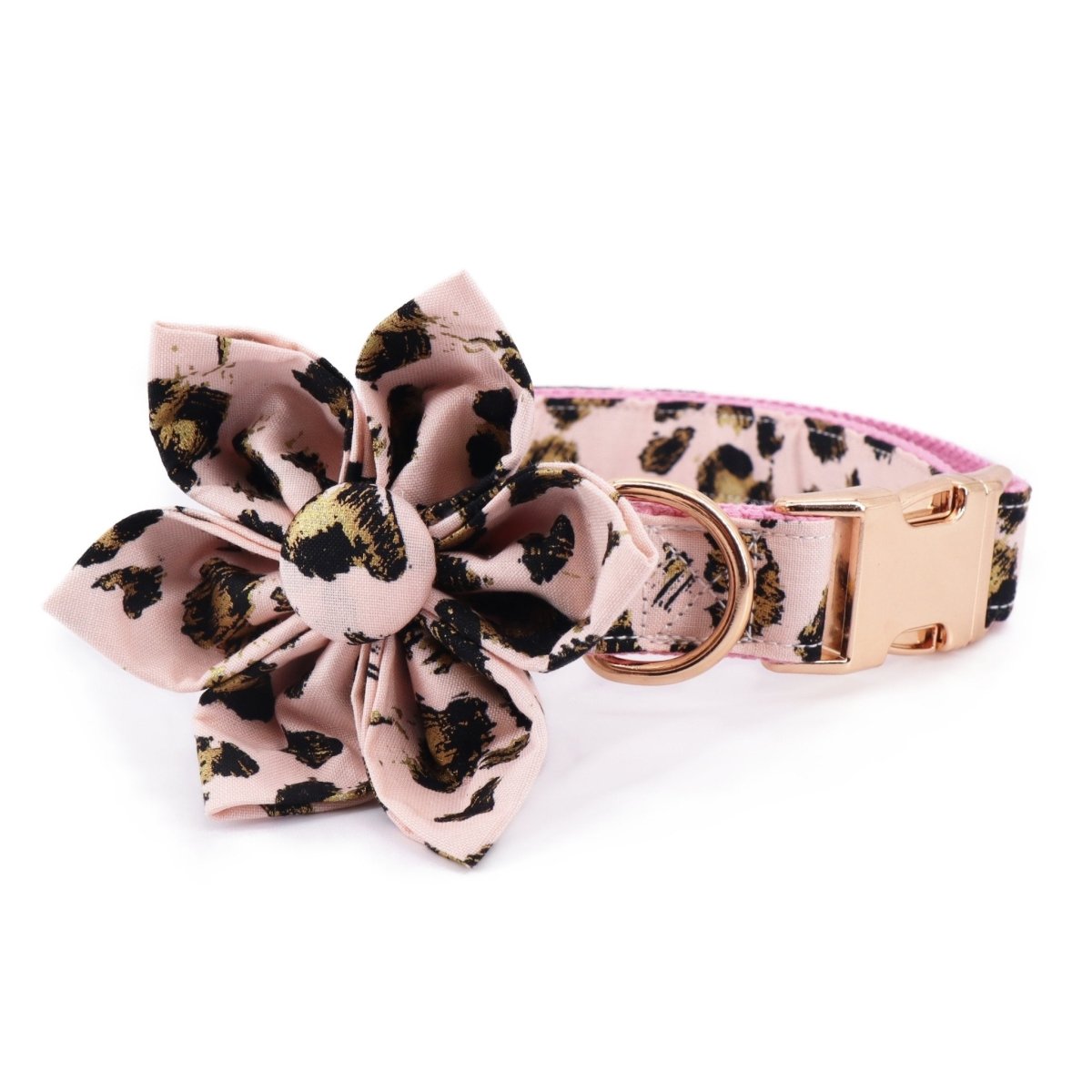 unique dog collars and leashes - dog flower collar with name - dog flower collar wedding