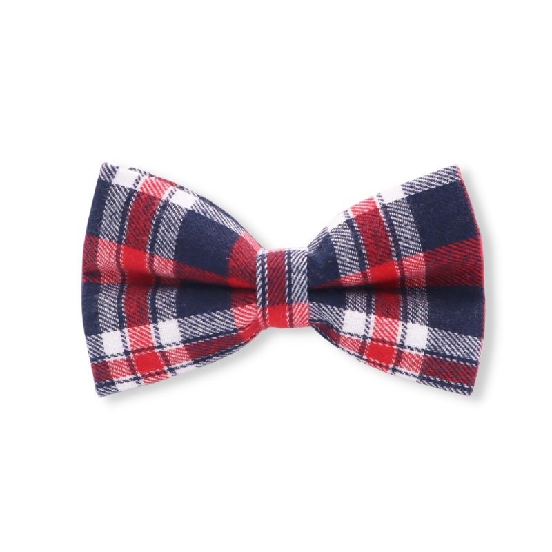 Bowtie For Dogs Girls and Boys - Plaid pattern Bow Tie